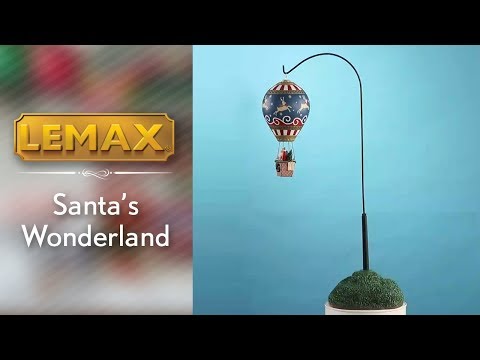 LEMAX Reindeer Hot Air Balloon, Battery Operated (4.5V) #84388